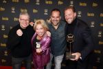 Hilversum 25 januari 2024
Uitreiking Radioring 2024 in de Vorstin . Tim Klijn Rick Romijn Niels v Baarlen en Florentien v d Meulen wonnen met de ochtendshow van Radio 538 de radioring . Tim Klijn won ook nog de prijs voor beste presentator.