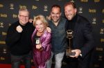 Hilversum 25 januari 2024
Uitreiking Radioring 2024 in de Vorstin . Tim Klijn Rick Romijn Niels v Baarlen en Florentien v d Meulen wonnen met de ochtendshow van Radio 538 de radioring . Tim Klijn won ook nog de prijs voor beste presentator.
