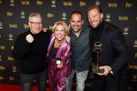 Hilversum 25 januari 2024
Uitreiking Radioring 2024 in de Vorstin . Tim Klijn Rick Romijn Niels v Baarlen en Florentien v d Meulen wonnen met de ochtendshow van Radio 538 de radioring . Tim Klijn won ook nog de prijs voor beste presentator.