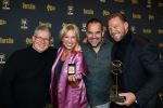Hilversum 25 januari 2024
Uitreiking Radioring 2024 in de Vorstin . Tim Klijn Rick Romijn Niels v Baarlen en Florentien v d Meulen wonnen met de ochtendshow van Radio 538 de radioring . Tim Klijn won ook nog de prijs voor beste presentator.