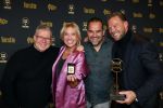 Hilversum 25 januari 2024
Uitreiking Radioring 2024 in de Vorstin . Tim Klijn Rick Romijn Niels v Baarlen en Florentien v d Meulen wonnen met de ochtendshow van Radio 538 de radioring . Tim Klijn won ook nog de prijs voor beste presentator.
