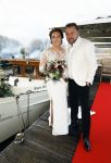Maarssen 24 februari 2024
Wesly Bronkhorst en Raquel trouwen . Ze kwam met boot aanvaren , Dirk Zeelenberg heeft ze getrouwd.