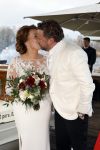 Maarssen 24 februari 2024
Wesly Bronkhorst en Raquel trouwen . Ze kwam met boot aanvaren , Dirk Zeelenberg heeft ze getrouwd.