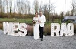 Maarssen 24 februari 2024
Wesly Bronkhorst en Raquel trouwen . Ze kwam met boot aanvaren , Dirk Zeelenberg heeft ze getrouwd.