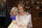 Breukelen 12 februari 2024
Ria Valk viert haar 65 jarig artiesten jubileum en krijgt een koninklijk onderscheiding van de burgemeester van de Ronde Venen. Ria Valk en Willeke Alberti