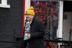Amsterdam 9 fgebruari 2024
Youp v t Hek doet boodschappen bij AH en bellend op straat in het centrum van Amsterdam.