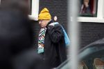 Amsterdam 9 fgebruari 2024
Youp v t Hek doet boodschappen bij AH en bellend op straat in het centrum van Amsterdam.