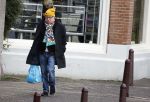 Amsterdam 9 fgebruari 2024
Youp v t Hek doet boodschappen bij AH en bellend op straat in het centrum van Amsterdam.