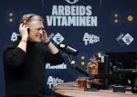 Hilversum 19 februari 2026
Rick van Velthuysen, Bas Westerweel, Hans Schiffers en Mirjam Verhoef tijdens de viering van het 80-jarig jubileum van Arbeidsvitaminen. Het langstlopende nationale radioprogramma viert dit met een live-uitzending vanuit de Vioolkist in Hilversum