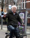 Amsterdam 10 februari 2026
Bob Sikkes op de fiets in Amsterdam zuid