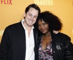 Amsterdam 27 februari 2025
Premiere  netflix serie Haantjes bij Tobacco . Emma Huisman en partner Maurits
