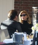Amsterdam 24 januari 2026
Estelle Cruijff en goede kennis Leopold v Robbemond op terras bij Jondani op de Beethovenstraat