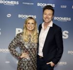 Amsterdam 16 februari 2026
Premiere Boomers met oa Huub Stapel Jennifer Hofman ( zwanger) Renee Fokker Johanna Ter Steege Hans Kesting Serge Henri Valcke ea  in Tuschinski . Eveline Stallaart kwam met Robin Pors