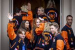 Den Haag 24 Februari 2026
De Olympische medaillewinnaars op bezoek bij de Koninklijke Familie
Jens v t Wout Femke Kok Antoinette Rijpma-de Jong en Jorrit Bergsma