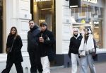 Amsterdam 16 februari 2026
Maher Carizzo ( Ajax en Argentinie) met zijn familie op de pc hooftstraat .