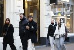 Amsterdam 16 februari 2026
Maher Carizzo ( Ajax en Argentinie) met zijn familie op de pc hooftstraat .