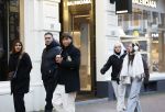 Amsterdam 16 februari 2026
Maher Carizzo ( Ajax en Argentinie) met zijn familie op de pc hooftstraat .