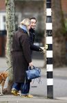 Amsterdam 31 januari 2026
Mark Baanders met zijn hond en een vriendin op straat in Amsterdam zuid .