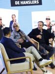 Den Bosch 7 februari 2026
De Hanslers , Monique Hansler Peter Hansler Mike Hansler en zijn vriendin op het vakantiefestival in de brabanthallen in Den Bosch . Khalid Kasem intervieuwde hen in de stand van Prijsvrij.