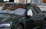 Amsterdam 17 februari 2026
Porsche Taycan van prins Maurits met speciale kappen op de spiegels tegen diefstal