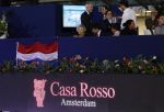 Amsterdam 24 januari 2026
Prinses Beatrix bezoekt jumping Amsterdam . Nichtje prinses Margarita ontvangt haar in de RAI. Casa Rosso reclame onder Prinsews Beatrix