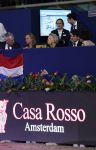 Amsterdam 24 januari 2026
Prinses Beatrix bezoekt jumping Amsterdam . Nichtje prinses Margarita ontvangt haar in de RAI. Casa Rosso reclame onder Prinsews Beatrix