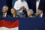 Amsterdam 24 januari 2026
Prinses Beatrix bezoekt jumping Amsterdam . Nichtje prinses Margarita ontvangt haar in de RAI.