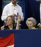 Amsterdam 24 januari 2026
Prinses Beatrix bezoekt jumping Amsterdam . Nichtje prinses Margarita ontvangt haar in de RAI.