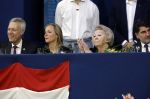 Amsterdam 24 januari 2026
Prinses Beatrix bezoekt jumping Amsterdam . Nichtje prinses Margarita ontvangt haar in de RAI.