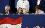 Amsterdam 24 januari 2026
Prinses Beatrix bezoekt jumping Amsterdam . Nichtje prinses Margarita ontvangt haar in de RAI.