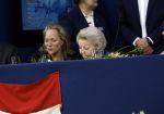 Amsterdam 24 januari 2026
Prinses Beatrix bezoekt jumping Amsterdam . Nichtje prinses Margarita ontvangt haar in de RAI.