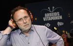 Hilversum 19 februari 2026
Rick van Velthuysen, Bas Westerweel, Hans Schiffers en Mirjam Verhoef tijdens de viering van het 80-jarig jubileum van Arbeidsvitaminen. Het langstlopende nationale radioprogramma viert dit met een live-uitzending vanuit de Vioolkist in Hilversum