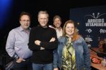 Hilversum 19 februari 2026
Rick v Velthuysen Bas Westerweel Hans Schiffers en Mirjam Verhoef tijdens de viering van het 80-jarig jubileum van Arbeidsvitaminen. Het langstlopende nationale radioprogramma viert dit met een live-uitzending vanuit de Vioolkist in Hilversum