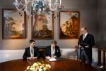 Den Haag, 23 Februari 2026
Presentatie Nieuw Kabinet Jetten
Huis ten Bosch
Rob Jetten en Koning Willem Alexander