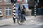Amsterdam 26 januari 2026
Twan Huys op de fiets in Amsterdam