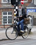 Amsterdam 26 januari 2026
Twan Huys op de fiets in Amsterdam