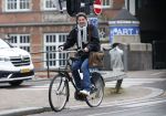 Amsterdam 26 januari 2026
Twan Huys op de fiets in Amsterdam