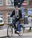 Amsterdam 26 januari 2026
Twan Huys op de fiets in Amsterdam
