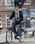 Amsterdam 26 januari 2026
Twan Huys op de fiets in Amsterdam
