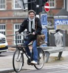 Amsterdam 26 januari 2026
Twan Huys op de fiets in Amsterdam