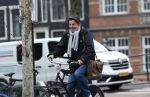 Amsterdam 26 januari 2026
Twan Huys op de fiets in Amsterdam