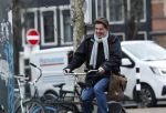 Amsterdam 26 januari 2026
Twan Huys op de fiets in Amsterdam