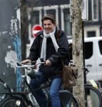 Amsterdam 26 januari 2026
Twan Huys op de fiets in Amsterdam