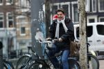Amsterdam 26 januari 2026
Twan Huys op de fiets in Amsterdam