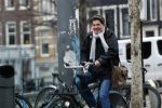 Amsterdam 26 januari 2026
Twan Huys op de fiets in Amsterdam