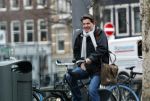 Amsterdam 26 januari 2026
Twan Huys op de fiets in Amsterdam