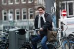 Amsterdam 26 januari 2026
Twan Huys op de fiets in Amsterdam