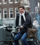 Amsterdam 26 januari 2026
Twan Huys op de fiets in Amsterdam