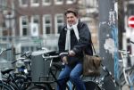 Amsterdam 26 januari 2026
Twan Huys op de fiets in Amsterdam