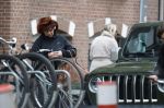 Amsterdam 28 januari 2026
Yvonne Brandsteder  bij haar electrische jeep